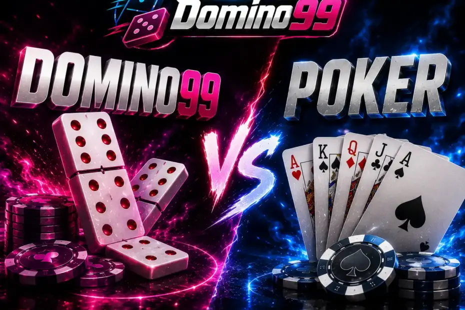 domino99 vs poker