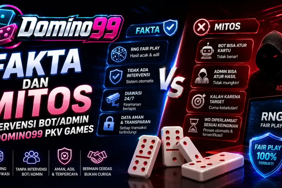 fakta dan mitos bot atau admin di domino99