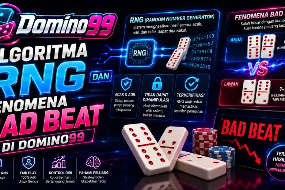 mekanisme algoritma rng dan bad beat domino99